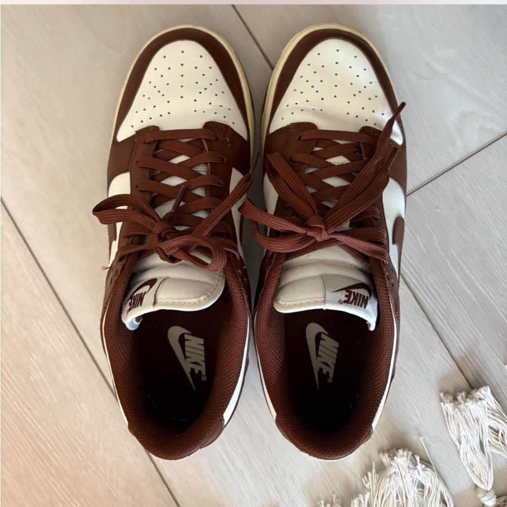 Nike Brown and White Sneakers